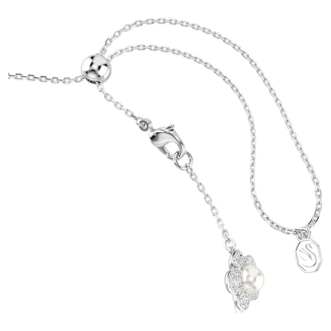 Ariana Grande X Swarovski Κολιέ-κολάρο με κρυστάλλινα μαργαριτάρια, στρογγυλή κοπή, λευκό, επιροδιωμένο Ariana Grande X Swarovski Κολιέ-κολάρο με κρυστάλλινα μαργαριτάρια, στρογγυλή κοπή, λευκό, επιροδιωμένο
