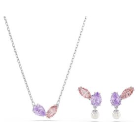 Ariana Grande X Swarovski Σετ με μικτές κοπές, πολύχρωμο, επιροδιωμένο