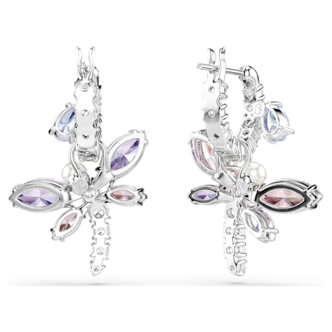 Ariana Grande X Swarovski Σκουλαρίκια με κρεμαστά στοιχεία, διάφορες κοπές, λιβελλούλα, πολύχρωμα, επιροδιωμένα Ariana Grande X Swarovski Σκουλαρίκια με κρεμαστά στοιχεία, διάφορες κοπές, λιβελλούλα, πολύχρωμα, επιροδιωμένα