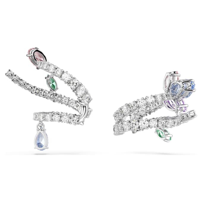 Ariana Grande X Swarovski Σκουλαρίκια τύπου «ear cuff» με μικτή κοπή, πολύχρωμα, επιμεταλλωμένα με ρόδιο Ariana Grande X Swarovski Σκουλαρίκια τύπου «ear cuff» με μικτή κοπή, πολύχρωμα, επιμεταλλωμένα με ρόδιο