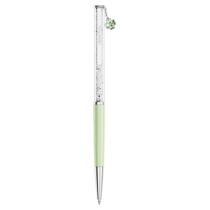 Crystalline Ballpoint Pen Clover, Πράσινο, Πράσινο λακαρισμένο, Επιχρωμιωμένο Crystalline Ballpoint Pen Clover, Πράσινο, Πράσινο λακαρισμένο, Επιχρωμιωμένο