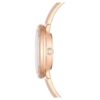 Crystalline Bangle Watch Swiss Made, μεταλλικό βραχιόλι, μπεζ, φινίρισμα σε απόχρωση ροζ χρυσού Crystalline Bangle Watch Swiss Made, μεταλλικό βραχιόλι, μπεζ, φινίρισμα σε απόχρωση ροζ χρυσού