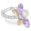 Δαχτυλίδι Ariana Grande X Swarovski με μοτίβο, μικτή κοπή, λιβελούλα, πολύχρωμο, επιροδιωμένο Δαχτυλίδι Ariana Grande X Swarovski με μοτίβο, μικτή κοπή, λιβελούλα, πολύχρωμο, επιροδιωμένο