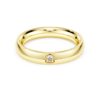 Δαχτυλίδι Eternity Band με διαμάντια εργαστηριακής καλλιέργειας 0,05 καράτια συνολικά, στρογγυλό σχήμα, κίτρινο χρυσό 14K Δαχτυλίδι Eternity Band με διαμάντια εργαστηριακής καλλιέργειας 0,05 καράτια συνολικά, στρογγυλό σχήμα, κίτρινο χρυσό 14K