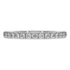 Δαχτυλίδι Eternity Band με διαμάντια εργαστηριακής καλλιέργειας 0,4 καράτια συνολικά, στρογγυλό σχήμα, ασήμι 925 Δαχτυλίδι Eternity Band με διαμάντια εργαστηριακής καλλιέργειας 0,4 καράτια συνολικά, στρογγυλό σχήμα, ασήμι 925