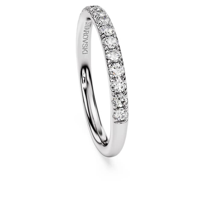 Δαχτυλίδι Eternity Band με διαμάντια εργαστηριακής καλλιέργειας 0,4 καράτια συνολικά, στρογγυλό σχήμα, ασήμι 925 Δαχτυλίδι Eternity Band με διαμάντια εργαστηριακής καλλιέργειας 0,4 καράτια συνολικά, στρογγυλό σχήμα, ασήμι 925