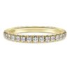Δαχτυλίδι Eternity Band με διαμάντια εργαστηριακής καλλιέργειας 0,4 καράτια συνολικά, στρογγυλό σχήμα, κίτρινο χρυσό 14K Δαχτυλίδι Eternity Band με διαμάντια εργαστηριακής καλλιέργειας 0,4 καράτια συνολικά, στρογγυλό σχήμα, κίτρινο χρυσό 14K