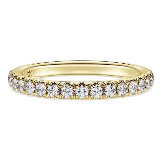 Δαχτυλίδι Eternity Band με διαμάντια εργαστηριακής καλλιέργειας 0,4 καράτια συνολικά, στρογγυλό σχήμα, κίτρινο χρυσό 14K Δαχτυλίδι Eternity Band με διαμάντια εργαστηριακής καλλιέργειας 0,4 καράτια συνολικά, στρογγυλό σχήμα, κίτρινο χρυσό 14K