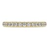 Δαχτυλίδι Eternity Band με διαμάντια εργαστηριακής καλλιέργειας 0,4 καράτια συνολικά, στρογγυλό σχήμα, κίτρινο χρυσό 14K Δαχτυλίδι Eternity Band με διαμάντια εργαστηριακής καλλιέργειας 0,4 καράτια συνολικά, στρογγυλό σχήμα, κίτρινο χρυσό 14K