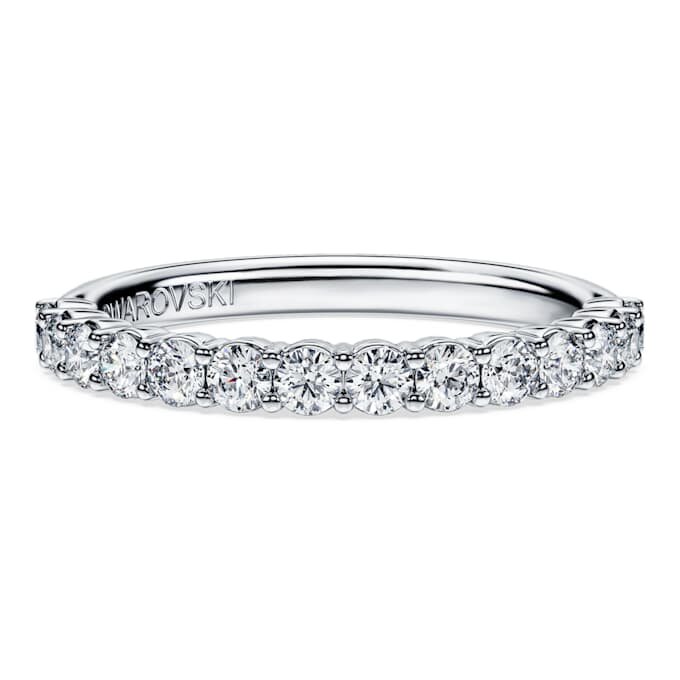 Δαχτυλίδι Eternity Band με διαμάντια εργαστηριακής καλλιέργειας 0,5 καράτια συνολικά, στρογγυλό σχήμα, λευκόχρυσο 14K Δαχτυλίδι Eternity Band με διαμάντια εργαστηριακής καλλιέργειας 0,5 καράτια συνολικά, στρογγυλό σχήμα, λευκόχρυσο 14K