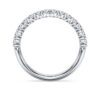 Δαχτυλίδι Eternity Band με διαμάντια εργαστηριακής καλλιέργειας 0,5 καράτια συνολικά, στρογγυλό σχήμα, λευκόχρυσο 14K Δαχτυλίδι Eternity Band με διαμάντια εργαστηριακής καλλιέργειας 0,5 καράτια συνολικά, στρογγυλό σχήμα, λευκόχρυσο 14K