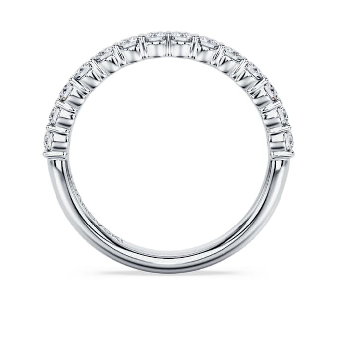 Δαχτυλίδι Eternity Band με διαμάντια εργαστηριακής καλλιέργειας 0,5 καράτια συνολικά, στρογγυλό σχήμα, λευκόχρυσο 14K Δαχτυλίδι Eternity Band με διαμάντια εργαστηριακής καλλιέργειας 0,5 καράτια συνολικά, στρογγυλό σχήμα, λευκόχρυσο 14K