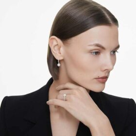Δαχτυλίδι Eternity Halo Solitaire με διαμάντια εργαστηριακής καλλιέργειας 0,8 καράτια συνολικά, στρογγυλό σχήμα, λευκόχρυσο 14K Δαχτυλίδι Eternity Halo Solitaire με διαμάντια εργαστηριακής καλλιέργειας 0,8 καράτια συνολικά, στρογγυλό σχήμα, λευκόχρυσο 14K
