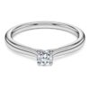 Δαχτυλίδι Eternity Solitaire με διαμάντια εργαστηριακής καλλιέργειας 0,25 καράτια συνολικά, στρογγυλό σχήμα, ασήμι 925 Δαχτυλίδι Eternity Solitaire με διαμάντια εργαστηριακής καλλιέργειας 0,25 καράτια συνολικά, στρογγυλό σχήμα, ασήμι 925