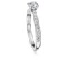 Δαχτυλίδι Eternity Solitaire με διαμάντια εργαστηριακής καλλιέργειας 0,7 καράτια συνολικά, στρογγυλό σχήμα, λευκόχρυσο 14 καρατίων Δαχτυλίδι Eternity Solitaire με διαμάντια εργαστηριακής καλλιέργειας 0,7 καράτια συνολικά, στρογγυλό σχήμα, λευκόχρυσο 14 καρατίων