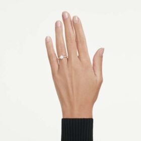 Δαχτυλίδι Eternity Solitaire με διαμάντια εργαστηριακής καλλιέργειας 1,2 καράτια συνολικά, στρογγυλό σχήμα, κίτρινο χρυσό 14K Δαχτυλίδι Eternity Solitaire με διαμάντια εργαστηριακής καλλιέργειας 1,2 καράτια συνολικά, στρογγυλό σχήμα, κίτρινο χρυσό 14K