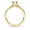 Δαχτυλίδι Eternity Solitaire με διαμάντια εργαστηριακής καλλιέργειας 1,2 καράτια συνολικά, στρογγυλό σχήμα, κίτρινο χρυσό 14K Δαχτυλίδι Eternity Solitaire με διαμάντια εργαστηριακής καλλιέργειας 1,2 καράτια συνολικά, στρογγυλό σχήμα, κίτρινο χρυσό 14K