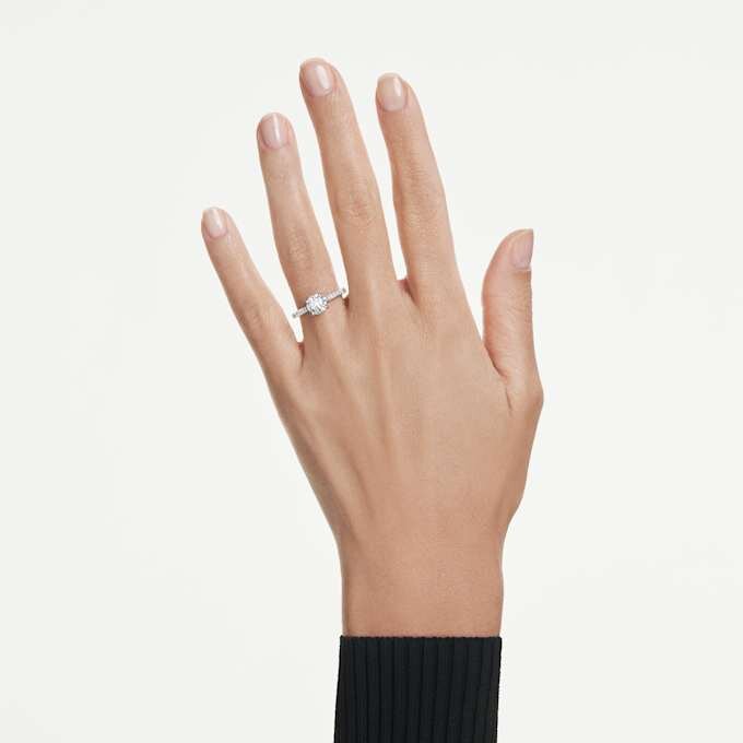 Δαχτυλίδι Eternity Solitaire με διαμάντια εργαστηριακής καλλιέργειας 1,7 καράτια συνολικά, στρογγυλό σχήμα, λευκόχρυσο 14K Δαχτυλίδι Eternity Solitaire με διαμάντια εργαστηριακής καλλιέργειας 1,7 καράτια συνολικά, στρογγυλό σχήμα, λευκόχρυσο 14K