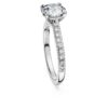 Δαχτυλίδι Eternity Solitaire με διαμάντια εργαστηριακής καλλιέργειας 1,7 καράτια συνολικά, στρογγυλό σχήμα, λευκόχρυσο 14K Δαχτυλίδι Eternity Solitaire με διαμάντια εργαστηριακής καλλιέργειας 1,7 καράτια συνολικά, στρογγυλό σχήμα, λευκόχρυσο 14K