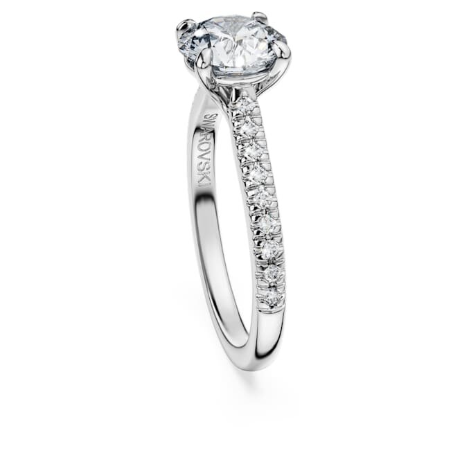 Δαχτυλίδι Eternity Solitaire με διαμάντια εργαστηριακής καλλιέργειας 1,7 καράτια συνολικά, στρογγυλό σχήμα, λευκόχρυσο 14K Δαχτυλίδι Eternity Solitaire με διαμάντια εργαστηριακής καλλιέργειας 1,7 καράτια συνολικά, στρογγυλό σχήμα, λευκόχρυσο 14K