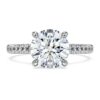 Δαχτυλίδι Eternity Solitaire με διαμάντια που έχουν δημιουργηθεί σε εργαστήριο, συνολικού βάρους 2,2 καρατίων, στρογγυλού σχήματος, από λευκό χρυσό 14K Δαχτυλίδι Eternity Solitaire με διαμάντια που έχουν δημιουργηθεί σε εργαστήριο, συνολικού βάρους 2,2 καρατίων, στρογγυλού σχήματος, από λευκό χρυσό 14K
