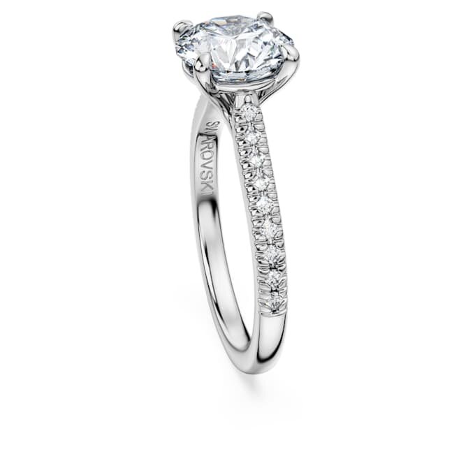 Δαχτυλίδι Eternity Solitaire με διαμάντια που έχουν δημιουργηθεί σε εργαστήριο, συνολικού βάρους 2,2 καρατίων, στρογγυλού σχήματος, από λευκό χρυσό 14K Δαχτυλίδι Eternity Solitaire με διαμάντια που έχουν δημιουργηθεί σε εργαστήριο, συνολικού βάρους 2,2 καρατίων, στρογγυλού σχήματος, από λευκό χρυσό 14K