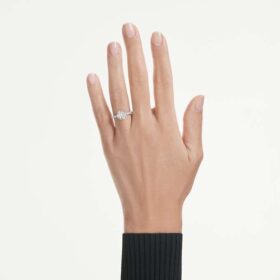 Δαχτυλίδι Eternity Solitaire με διαμάντια που έχουν δημιουργηθεί σε εργαστήριο, συνολικού βάρους 2,25 καρατίων, στρογγυλό σχήμα, λευκό χρυσό 14K Δαχτυλίδι Eternity Solitaire με διαμάντια που έχουν δημιουργηθεί σε εργαστήριο, συνολικού βάρους 2,25 καρατίων, στρογγυλό σχήμα, λευκό χρυσό 14K