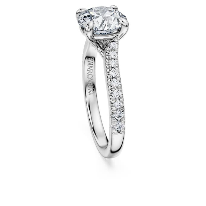 Δαχτυλίδι Eternity Solitaire με διαμάντια που έχουν δημιουργηθεί σε εργαστήριο, συνολικού βάρους 2,25 καρατίων, στρογγυλό σχήμα, λευκό χρυσό 14K Δαχτυλίδι Eternity Solitaire με διαμάντια που έχουν δημιουργηθεί σε εργαστήριο, συνολικού βάρους 2,25 καρατίων, στρογγυλό σχήμα, λευκό χρυσό 14K
