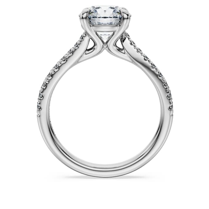 Δαχτυλίδι Eternity Solitaire με διαμάντια που έχουν δημιουργηθεί σε εργαστήριο, συνολικού βάρους 2,25 καρατίων, στρογγυλό σχήμα, λευκό χρυσό 14K Δαχτυλίδι Eternity Solitaire με διαμάντια που έχουν δημιουργηθεί σε εργαστήριο, συνολικού βάρους 2,25 καρατίων, στρογγυλό σχήμα, λευκό χρυσό 14K
