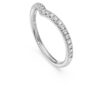 Δαχτυλίδι Eternity V Band με διαμάντια εργαστηριακής καλλιέργειας 0,25 καράτια συνολικά, στρογγυλό σχήμα, λευκόχρυσο 14K Δαχτυλίδι Eternity V Band με διαμάντια εργαστηριακής καλλιέργειας 0,25 καράτια συνολικά, στρογγυλό σχήμα, λευκόχρυσο 14K