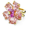 Δαχτυλίδι κοκτέιλ Idyllia Flower, ροζ, επιχρυσωμένο Δαχτυλίδι κοκτέιλ Idyllia Flower, ροζ, επιχρυσωμένο