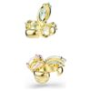 Gema Ear Cuffs Ασύμμετρο σχέδιο, μικτή κοπή, πολύχρωμα, επιχρυσωμένα
