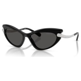 Γυαλιά ηλίου σε σχήμα «Cat-Eye», Sk6038, Μαύρα