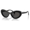 Γυαλιά ηλίου σε σχήμα «Cat-Eye», Sk6061U, Μαύρα