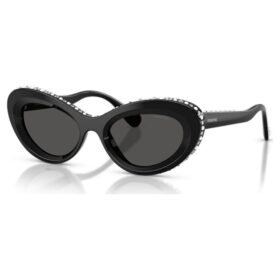 Γυαλιά ηλίου σε σχήμα «Cat-Eye», Sk6061U, Μαύρα