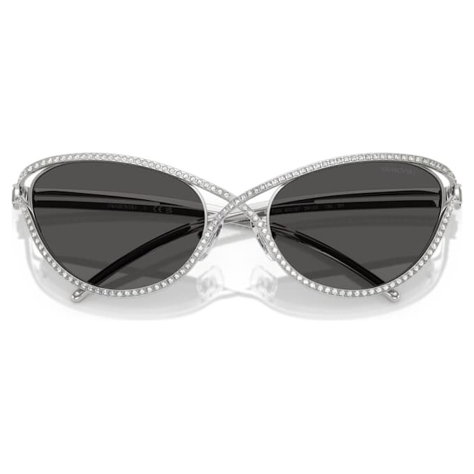 Γυαλιά ηλίου σε σχήμα «Cat-Eye», Sk7025, ασημί απόχρωση Γυαλιά ηλίου σε σχήμα «Cat-Eye», Sk7025, ασημί απόχρωση