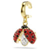 Idyllia Charm μεικτών κοπών, πασχαλίτσα, κόκκινο, επιχρυσωμένο