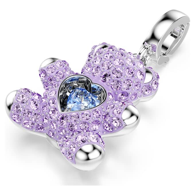 Idyllia Charm Mixed Cuts, Αρκουδάκι, Μωβ, Με επίστρωση ροδίου Idyllia Charm Mixed Cuts, Αρκουδάκι, Μωβ, Με επίστρωση ροδίου
