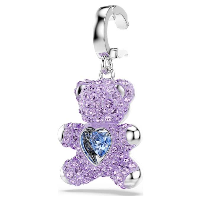 Idyllia Charm Mixed Cuts, Αρκουδάκι, Μωβ, Με επίστρωση ροδίου Idyllia Charm Mixed Cuts, Αρκουδάκι, Μωβ, Με επίστρωση ροδίου