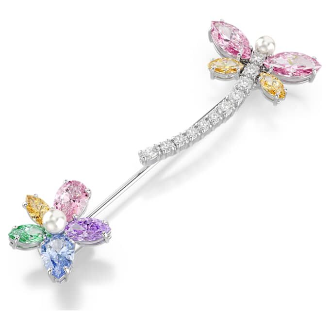 Καρφίτσα Ariana Grande X Swarovski με μικτή κοπή, λιβελλούλα, πολύχρωμη, επιμεταλλωμένη με ρόδιο Καρφίτσα Ariana Grande X Swarovski με μικτή κοπή, λιβελλούλα, πολύχρωμη, επιμεταλλωμένη με ρόδιο