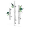Καρφίτσα Dellium Bamboo, πράσινη, επιμεταλλωμένη με ρόδιο Καρφίτσα Dellium Bamboo, πράσινη, επιμεταλλωμένη με ρόδιο