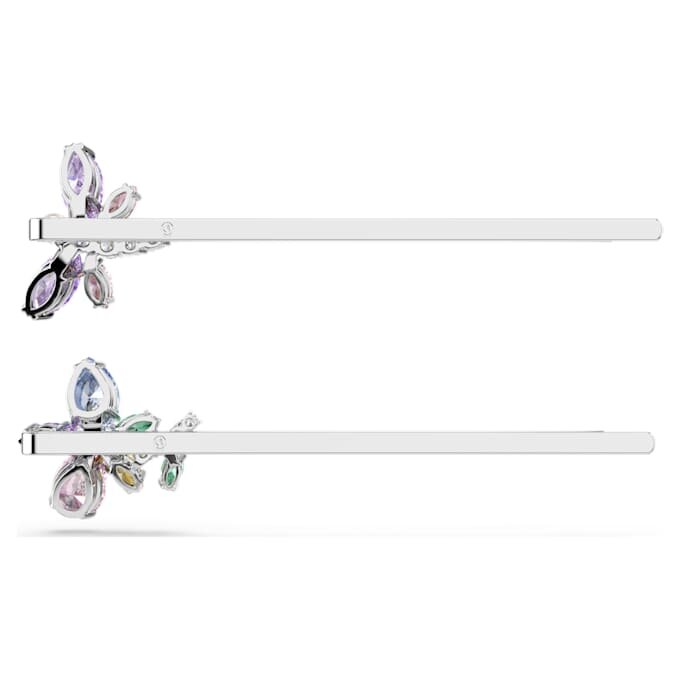 Καρφίτσα μαλλιών Ariana Grande X Swarovski με ανάμεικτα σχήματα, λιβελλούλα, λουλούδι, πολύχρωμη, επιμεταλλωμένη με ρόδιο Καρφίτσα μαλλιών Ariana Grande X Swarovski με ανάμεικτα σχήματα, λιβελλούλα, λουλούδι, πολύχρωμη, επιμεταλλωμένη με ρόδιο