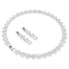 Κολιέ Ariana Grande X Swarovski με μικτή κοπή, καρδιά, λευκό, επιροδιωμένο Κολιέ Ariana Grande X Swarovski με μικτή κοπή, καρδιά, λευκό, επιροδιωμένο