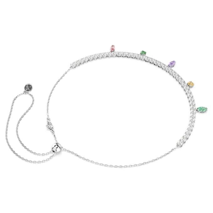 Κολιέ Ariana Grande X Swarovski με μικτή κοπή, πολύχρωμο, επιροδιωμένο Κολιέ Ariana Grande X Swarovski με μικτή κοπή, πολύχρωμο, επιροδιωμένο