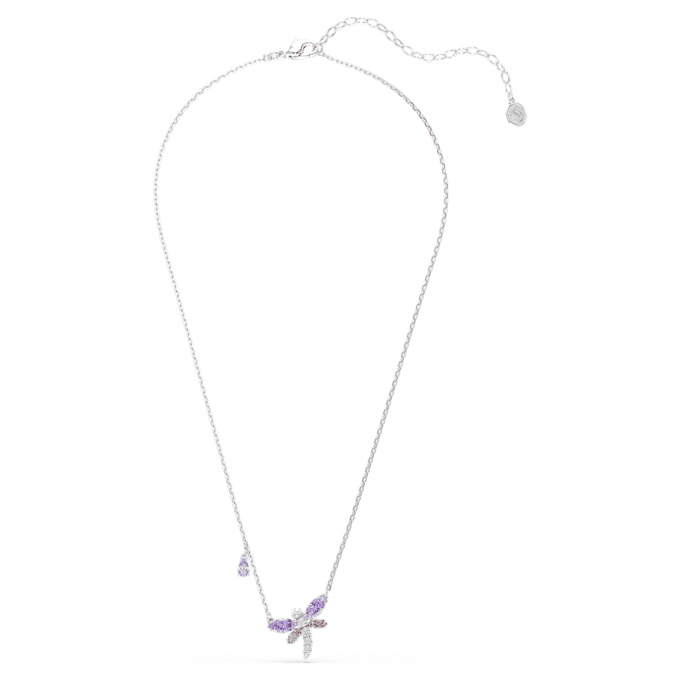 Κρεμαστό Ariana Grande X Swarovski με μικτή κοπή, λιβελλούλα, πολύχρωμο, επιροδιωμένο Κρεμαστό Ariana Grande X Swarovski με μικτή κοπή, λιβελλούλα, πολύχρωμο, επιροδιωμένο