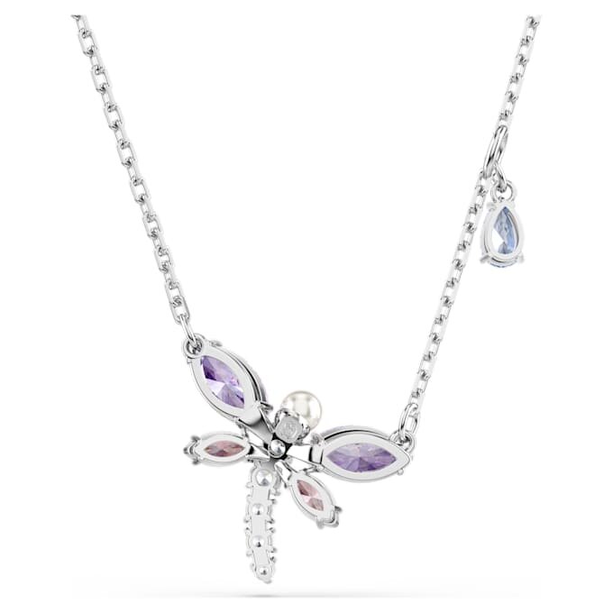Κρεμαστό Ariana Grande X Swarovski με μικτή κοπή, λιβελλούλα, πολύχρωμο, επιροδιωμένο Κρεμαστό Ariana Grande X Swarovski με μικτή κοπή, λιβελλούλα, πολύχρωμο, επιροδιωμένο