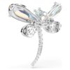 Κρεμαστό και καρφίτσα Ariana Grande X Swarovski με κρυστάλλινη πέρλα, μικτές κοπές, λιβελλούλα, λευκό, επιροδιωμένο Κρεμαστό και καρφίτσα Ariana Grande X Swarovski με κρυστάλλινη πέρλα, μικτές κοπές, λιβελλούλα, λευκό, επιροδιωμένο