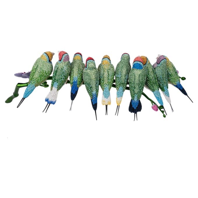 Κρυστάλλινα πουλιά Gouldian Finches Κρυστάλλινα πουλιά Gouldian Finches