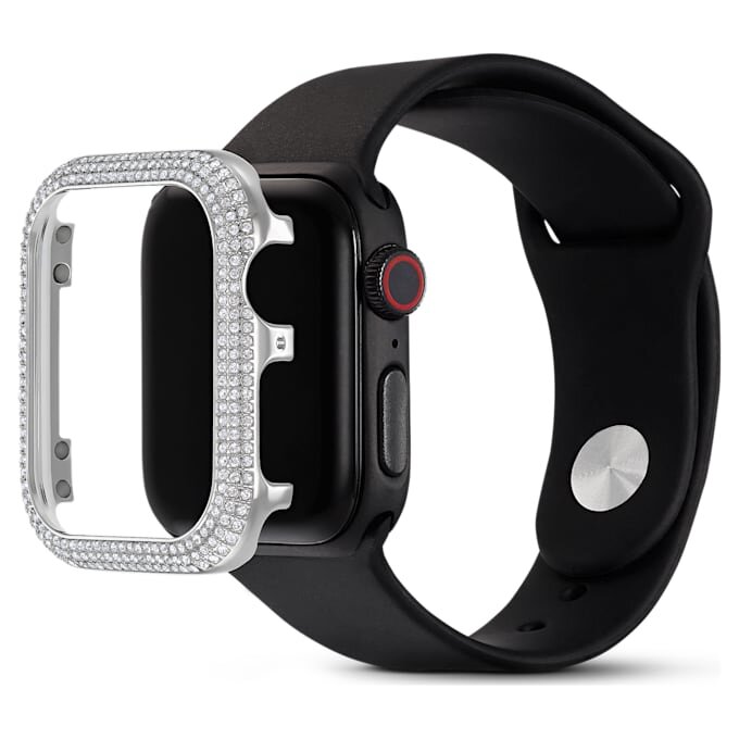 Λαμπερή θήκη για Apple Watch® Series 4 & 5, 40 mm, ασημί απόχρωση Λαμπερή θήκη για Apple Watch® Series 4 & 5, 40 mm, ασημί απόχρωση