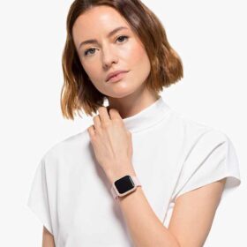 Λαμπερή θήκη για Apple Watch® Series 4 & 5, 40 mm, χρώμα ροζ χρυσού